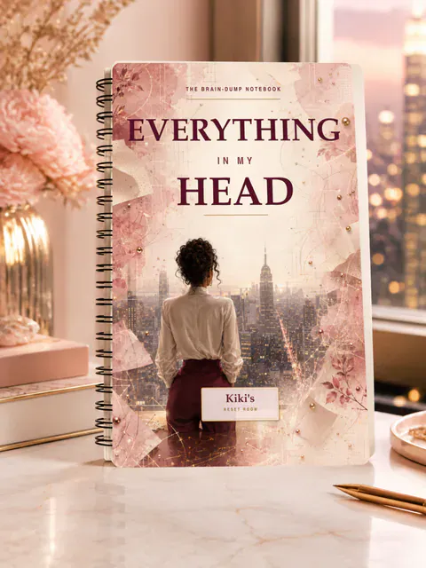 Everything in My Head dotted brain-dump notebook by Kiki’s Reset Room